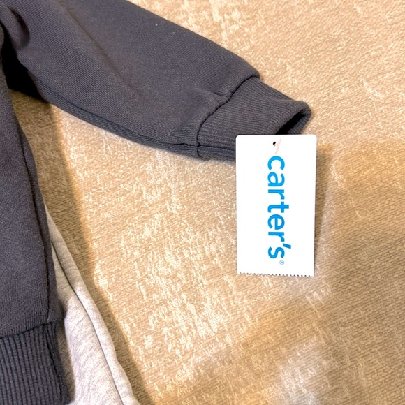 Carter’s Infant Boys 2pc Set with Hood .          New With Tags - Picture 3 of 6